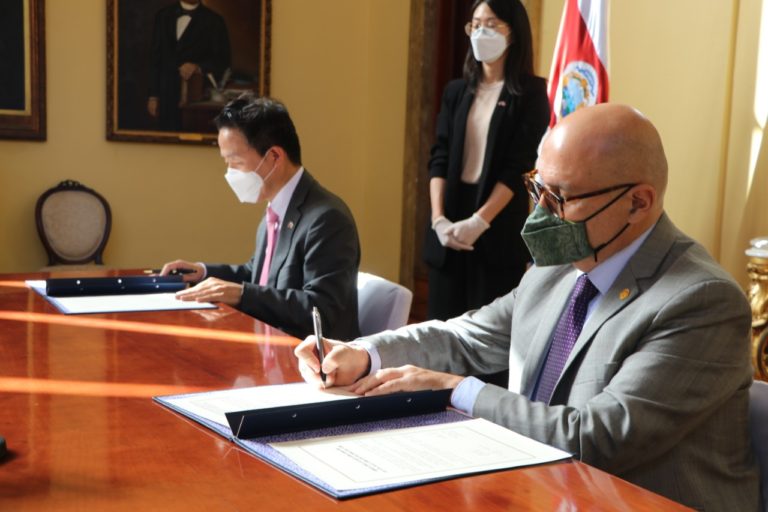 Costa Rica agradece a la República de Corea ayuda solidaria que permitirá afrontar la pandemia por COVID-19
