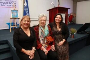 Foto/ Marilyn Batista, a la izquierda con Elizabeth Odio, expresidenta Corte Interamericana de Derechos Humanos y Cindy Quesada, Ministra de la Condición de la Mujer