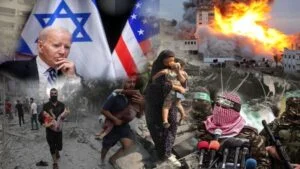 Composición visual sobre un conflicto armado internacional
