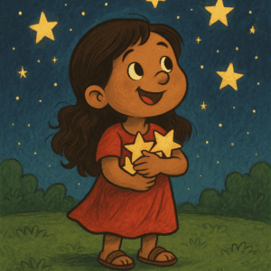 La niña que cargaba estrellas: Relata la vida de Esther, una niña cuyo nacimiento transforma su familia. Desde una comunidad humilde, enfrenta retos y se apoya en personajes que representan fe, esperanza y cambio.